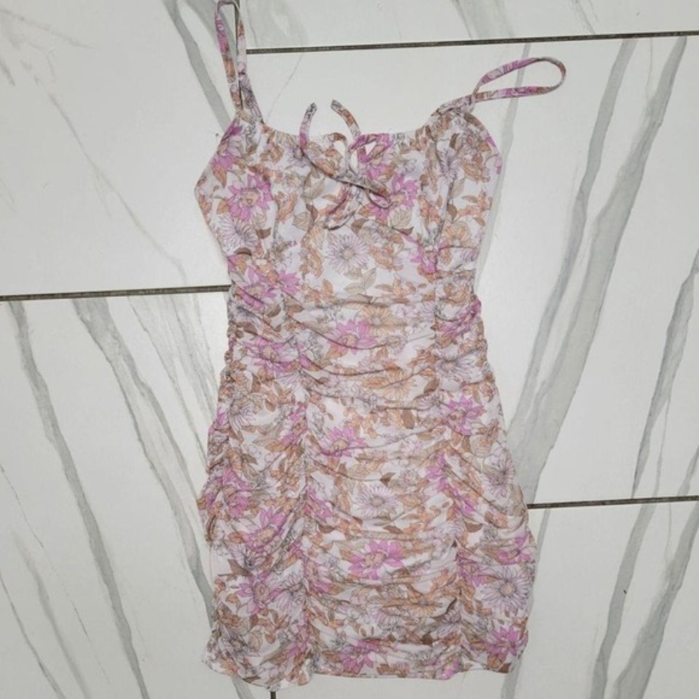Floral‎ mini dress by Ultra flirt size medium